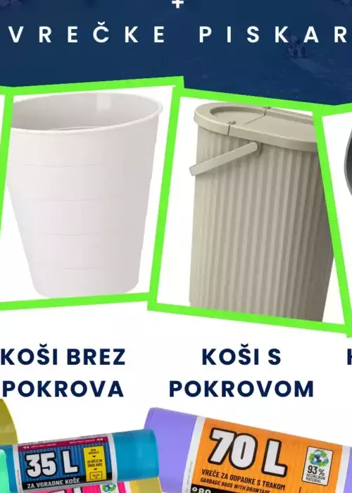 Koši ikea in vrečke piskar - izberite popolni par